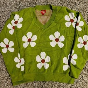 Flower sweater!